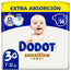 Dodot Sensitive Extra Jumbo Tamanho 3+, 56 fraldas