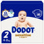 Dodot Sensitive Box Tamanho 2, 80 fraldas