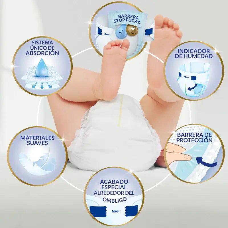 Dodot Sensitive Box Tamanho 2, 80 fraldas