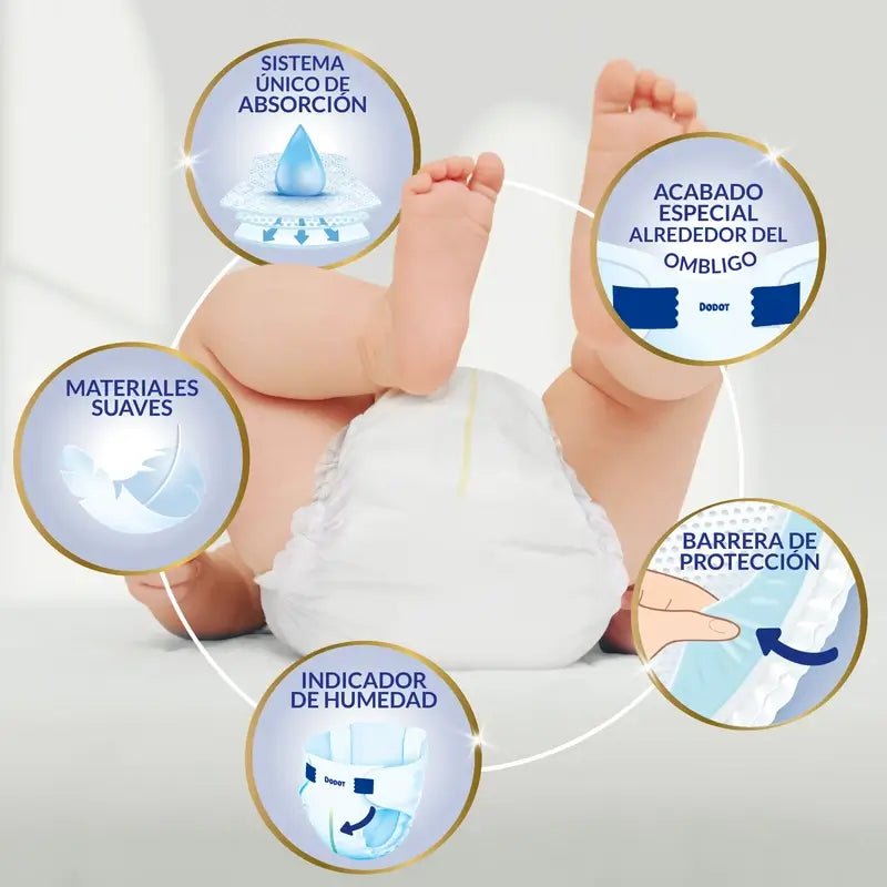 Dodot Sensitive Tamanho 0, 24 fraldas