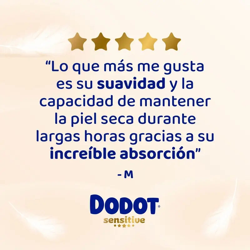 Dodot Sensitive Tamanho 1, Fraldas, 2Kg-5Kg , 168 pcs
