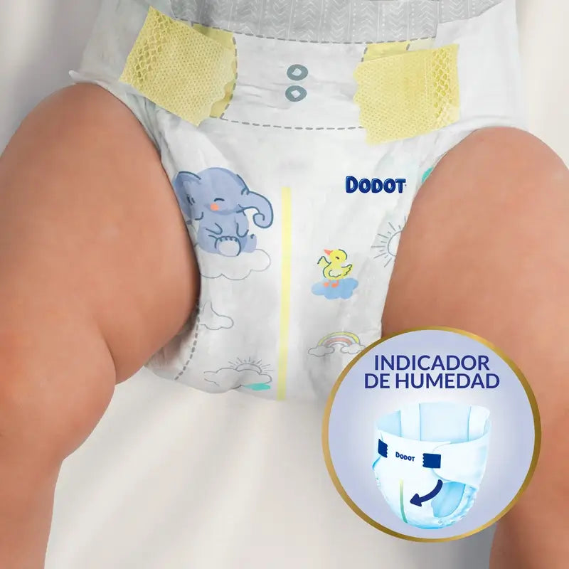 Dodot Sensitive Extra-Box Tamanho 3+, 112 fraldas