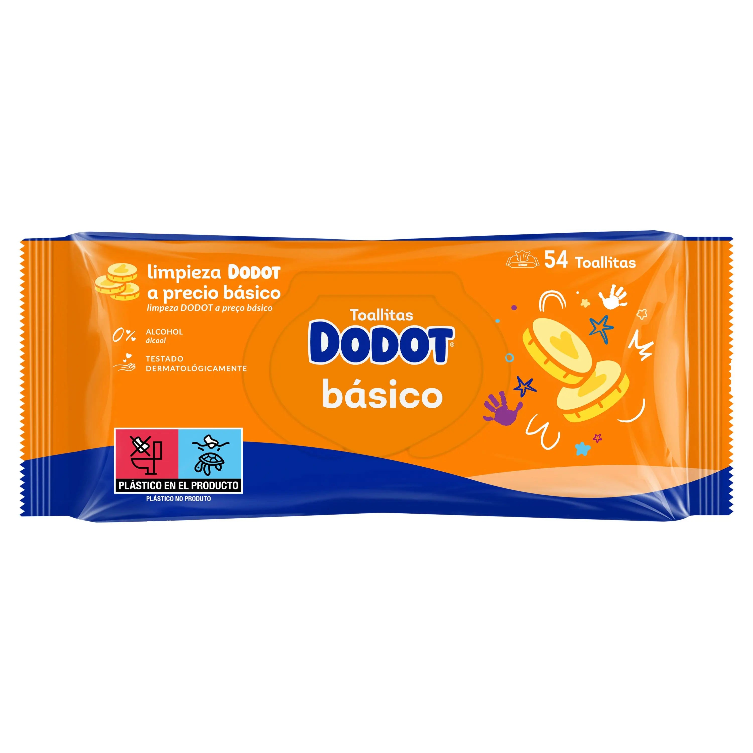 Toalhetes Dodot Toalhetes Dodot Basic, 54 unidades
