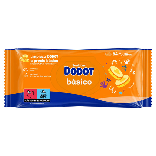 Toalhetes Dodot Toalhetes Dodot Basic, 54 unidades