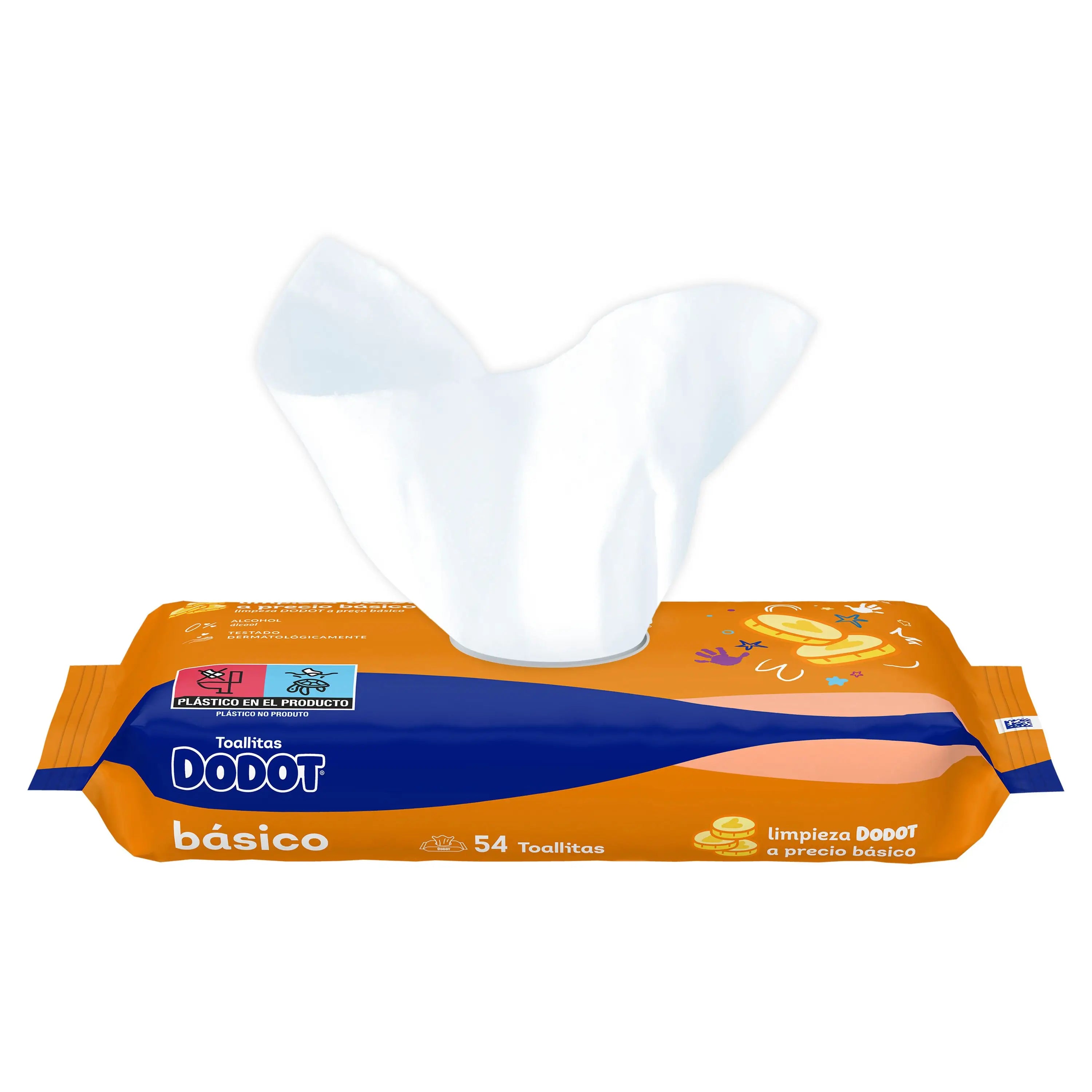 Toalhetes Dodot Toalhetes Dodot Basic, 54 unidades