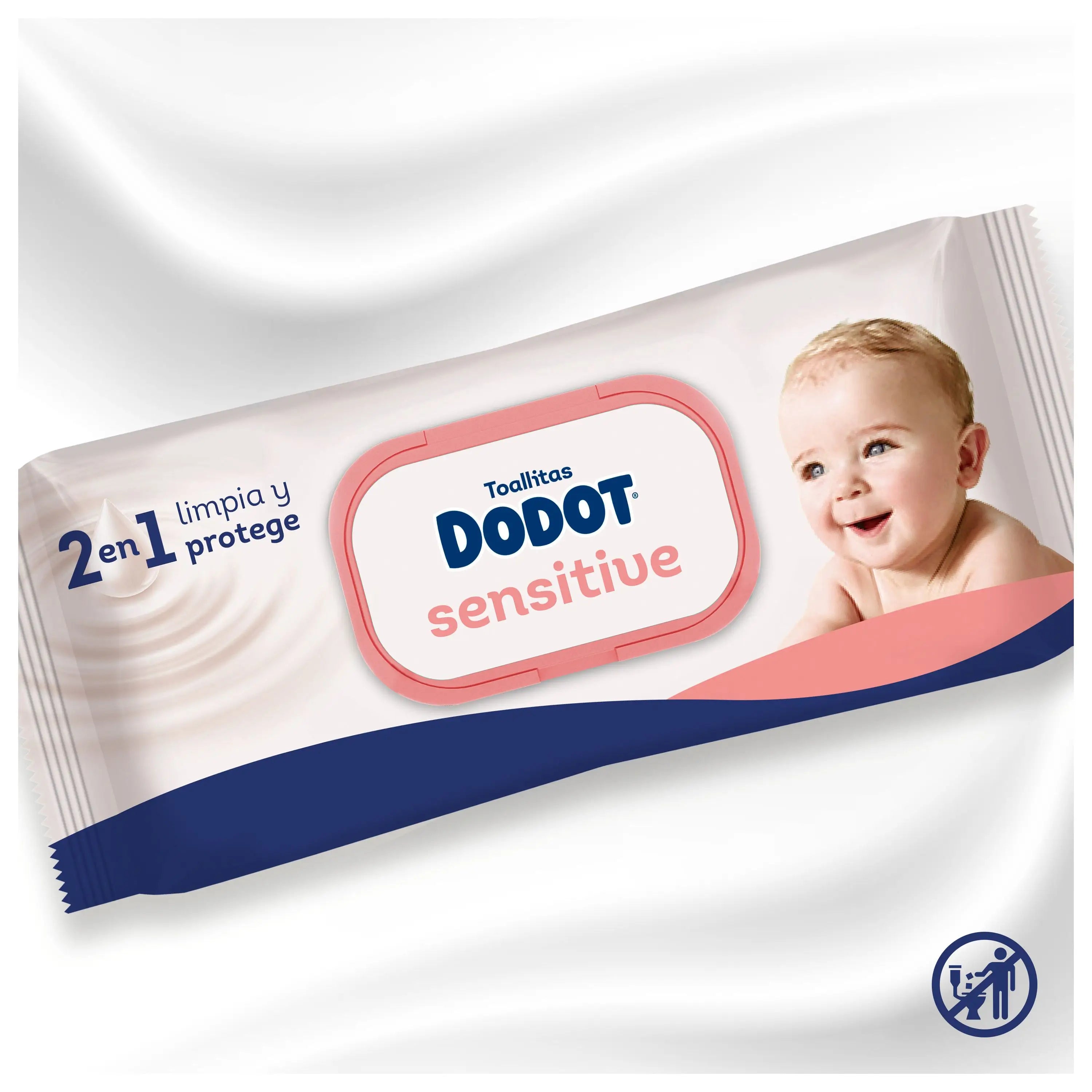 Toalhetes Dodot Sensitive, 4x56, 224 unidades (20% GRÁTIS)