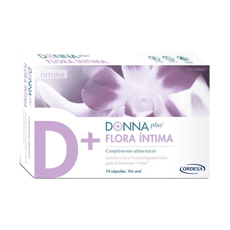 DONNAPLUS+ FLORA INTIMA 14 CAPS