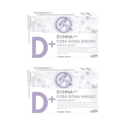 Donnaplus Flora Intima Immuno , 2X14 Cápsulas