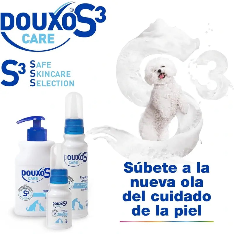 Douxo S3 Care Cães e Gatos Loção para os ouvidos Uso frequente, 120 ml