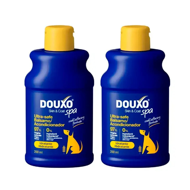 Douxo Skin & Coat Spa Oatmeal Conditioner For Dogs, Embalagem 2 x 250 ml