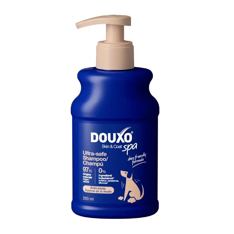 Douxo Skin & Coat Spa Champô Controlo da muda para Cães, 250 ml