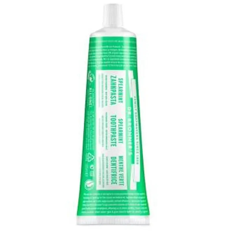 Pasta de dentes Dr. Bronner's Pasta de dentes de hortelã-pimenta 140Gr.