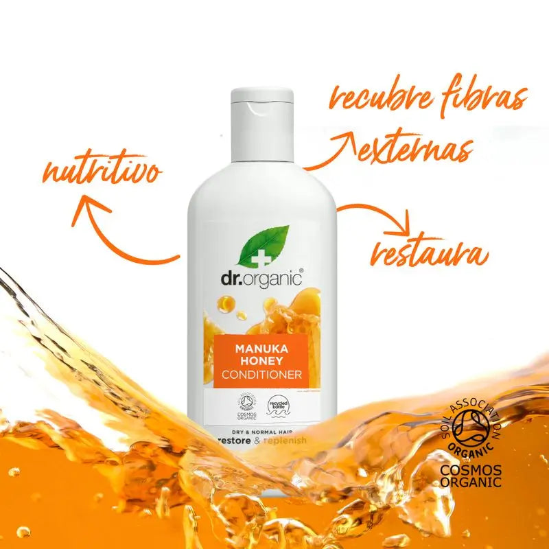 Condicionador Dr.Organic Manuka Honey Cabelo Normal a Seco, 265 ml