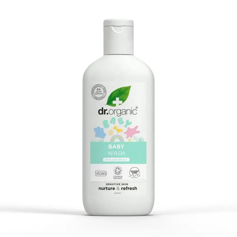 Champô e Gel de Banho para Bebés Dr.Organic Mummy & Baby, 250 ml