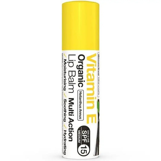 Bálsamo labial Dr. Organic Skin Clear Vitamin E 5,7Ml.