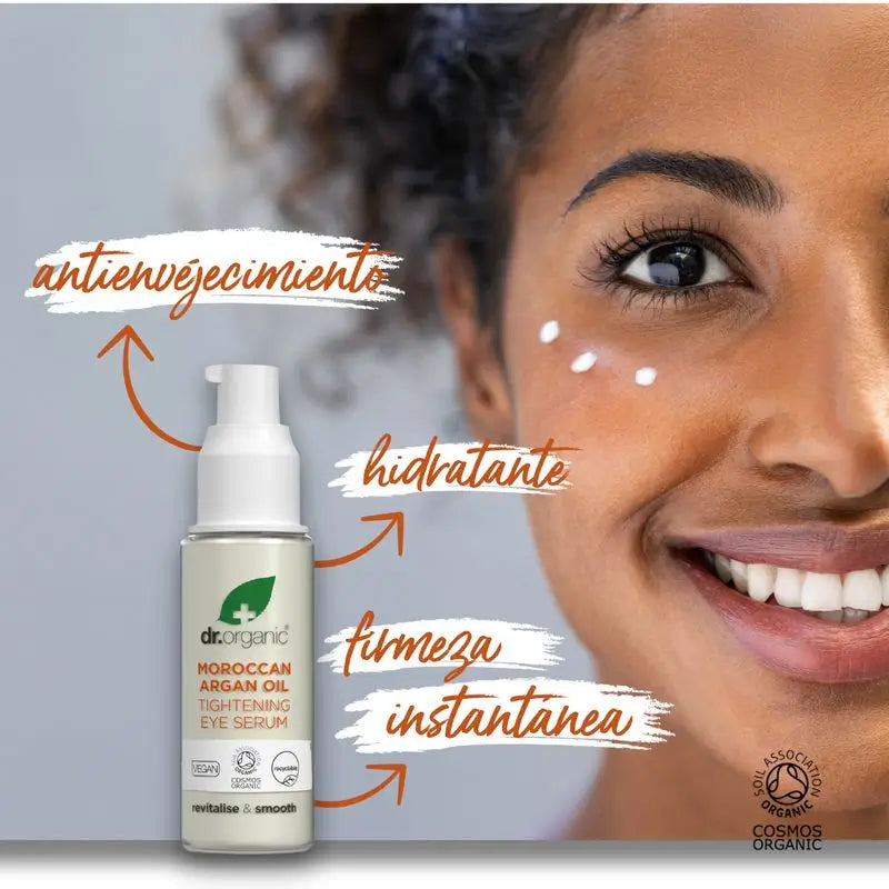 Dr. Organic Argan Oil Instant Lifting Eye Contour Serum, 30 ml