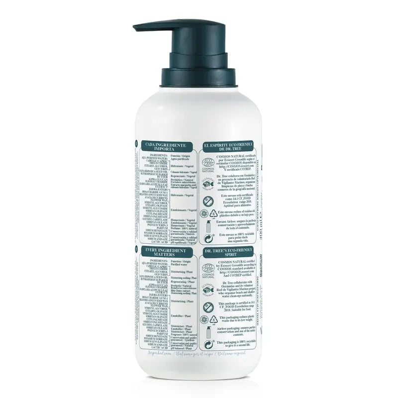 Bálsamo Corporal Hidratante Natural Dr. Tree para Pele Sensível 400Ml