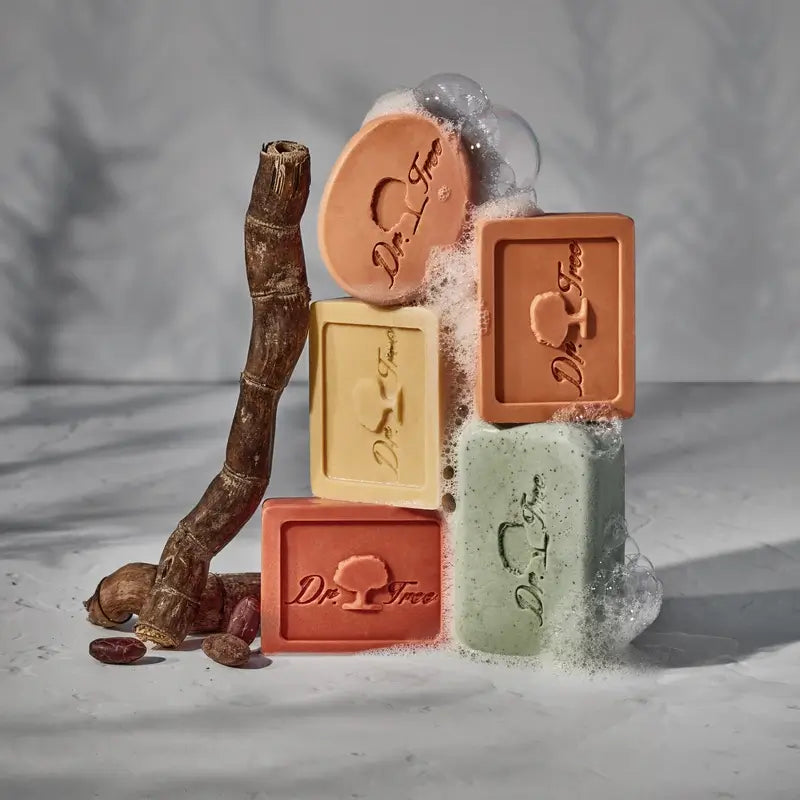 Champô sólido revitalizante Dr. Tree Eco para couros cabeludos sensíveis