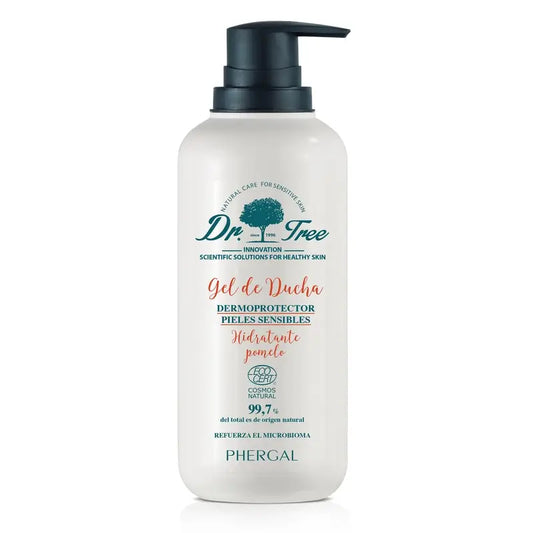 Gel de Duche Dr. Tree Natural Grapefruit Hidratante Pele Sensível 500Ml