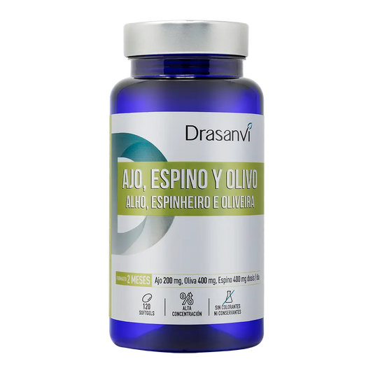 Drasanvi Espinheiro de Alho Hawthorn 500Mg Frasco Nutrabasic , 120 pérolas