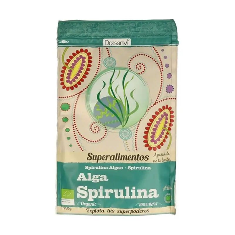 Drasanvi Spirulina Algas Superfoods Bio 150Gr. Doypack