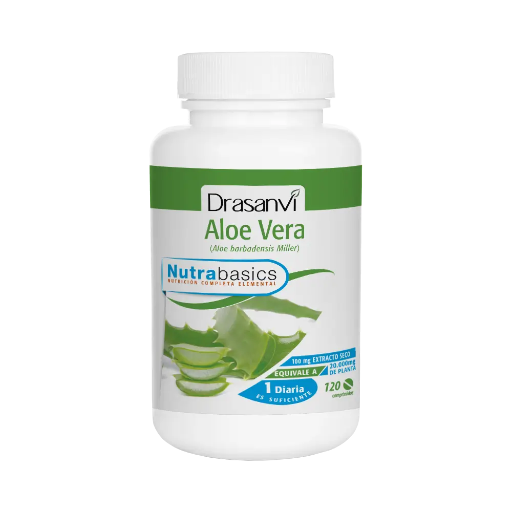 Drasanvi Aloe Vera Nutrabasicos Bottle , 120 comprimidos