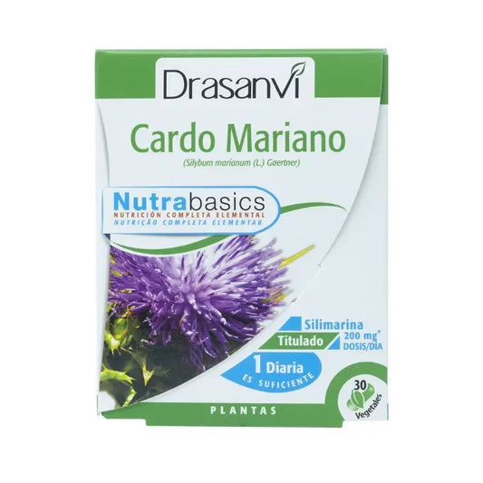 Drasanvi Milk Thistle 30 Cápsulas Frasco Nutrabasicos Drasanvi