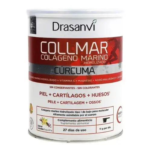 Drasanvi Collmar Magnésio Curcuma Baunilha, 300 g