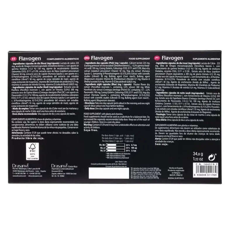 Drasanvi Flavogen Biphase 1 , 60 cápsulas