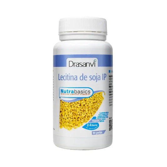 Drasanvi Lecitina de Soja 540Mg Latas de Nozes, 90 pérolas