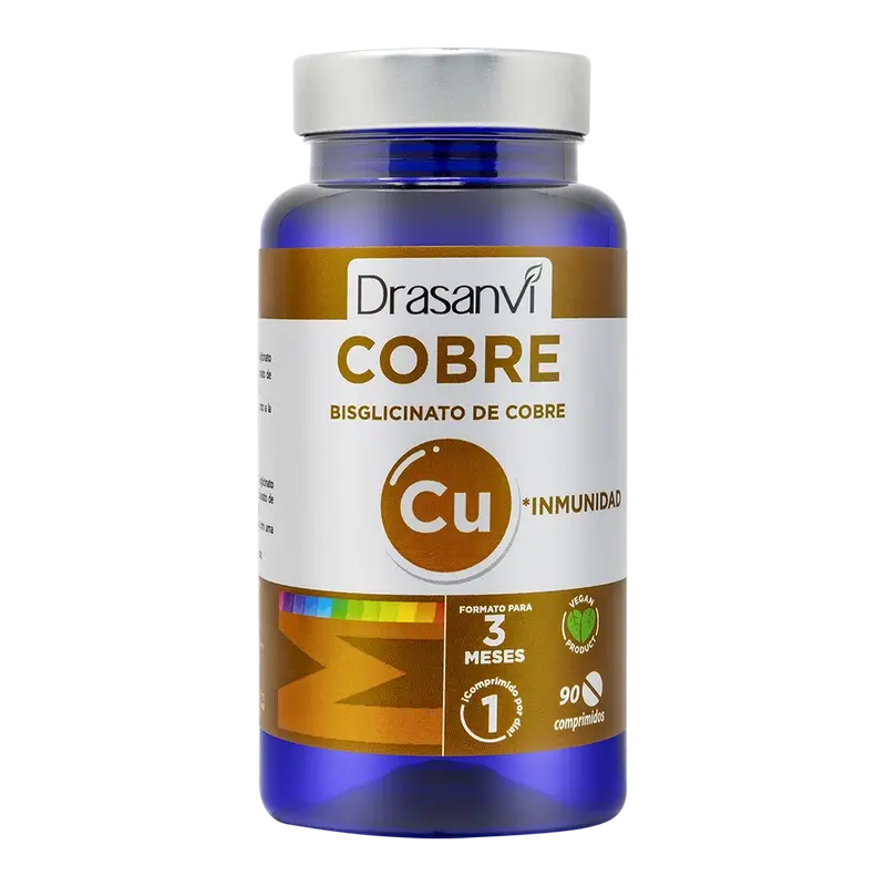 Drasanvi Mineral Bisglicinato de Cobre , 90 comprimidos