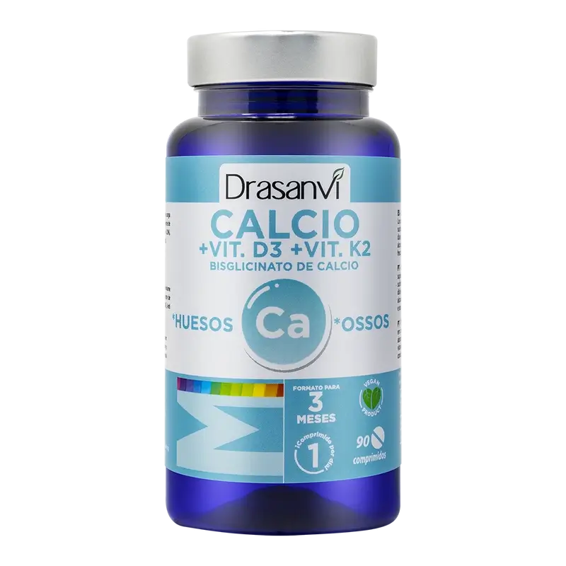 Drasanvi Mineral Cálcio Vitamina D3+K2 , 90 comprimidos