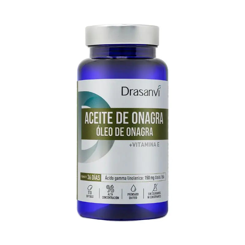Óleo de Prímula Drasanvi nocturno 500Mg Nutrabasic, 110 pérolas