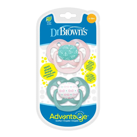 Chupeta Reversível Dr.Brown's Advantage T2 Sortido