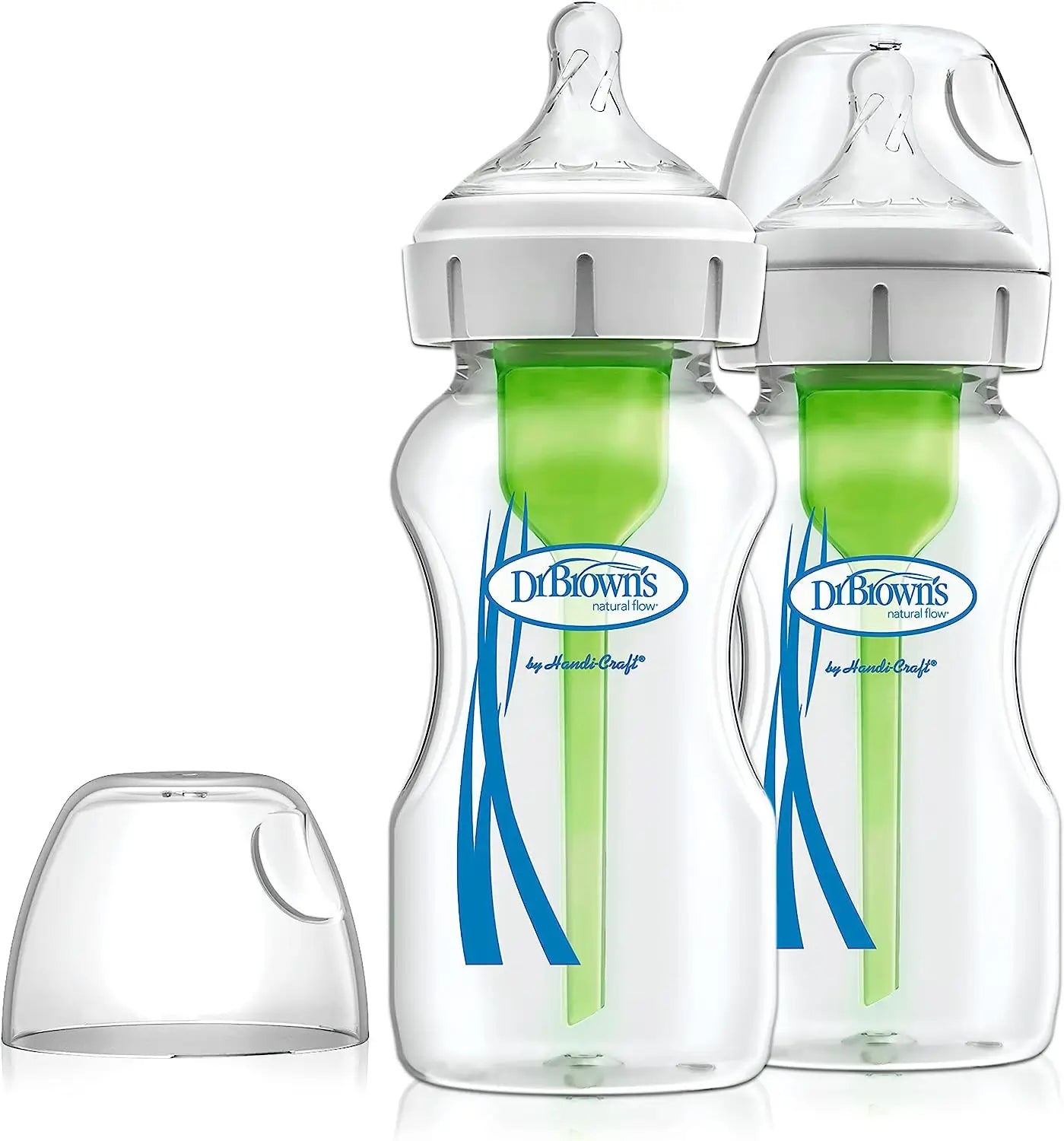 Dr. Brown's Pack Of 2 Bottles Ba 270 Ml Pp Crystal Options +