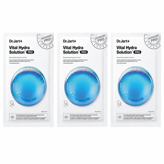 Dr.Jart+ Dermask Vital Hydra Solution Pro Máscara Facial Hidratante, 26 Gr , embalagem 3