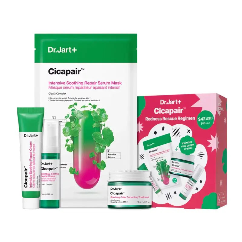 Dr.Jart+ Kit de Resgate para peles vermelhas com Centella asiatica