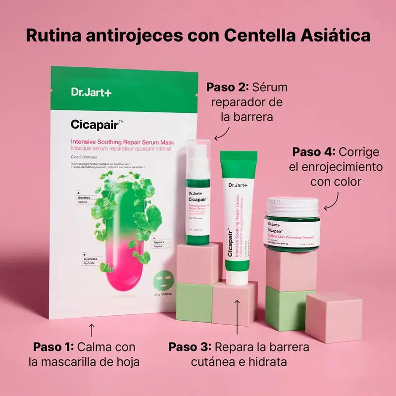 Dr.Jart+ Kit de Resgate para peles vermelhas com Centella asiatica