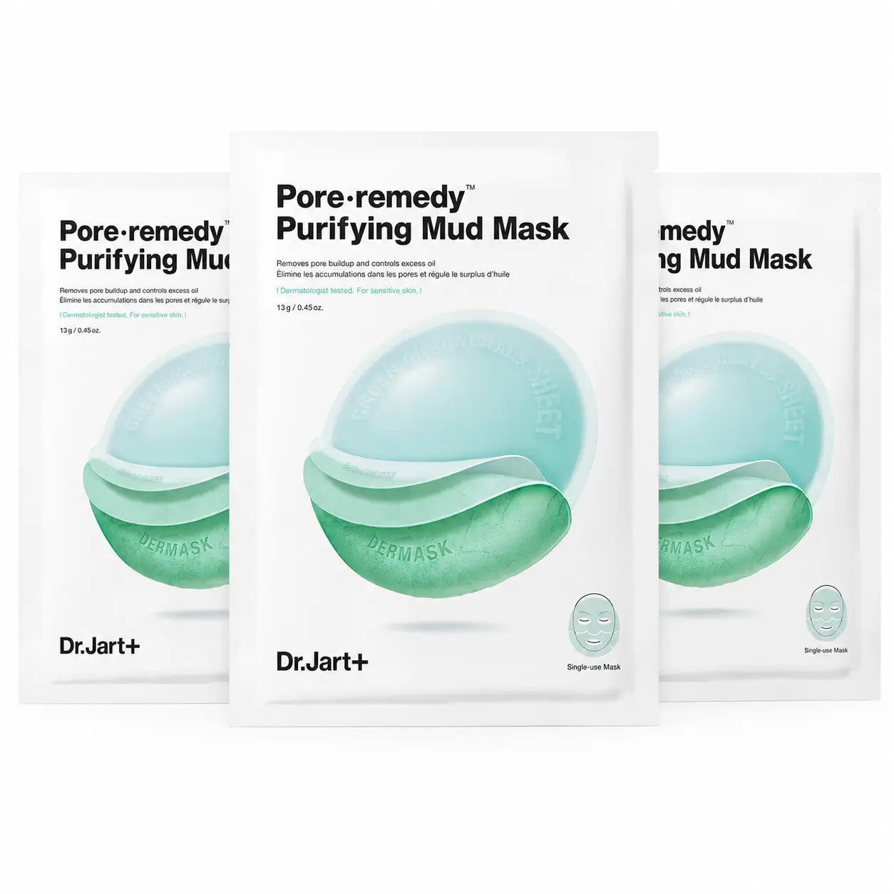 Dr.Jart+ Pore Remedy Máscara de Lama Verde Purificante, 13 Gr , embalagem 3