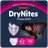 Drynites Night Nappies Tamanho 4-7 Menina, 10 unidades.