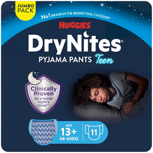 Drynites Tamanho +13 Fraldas de Noite para Crianças , 11 unidades