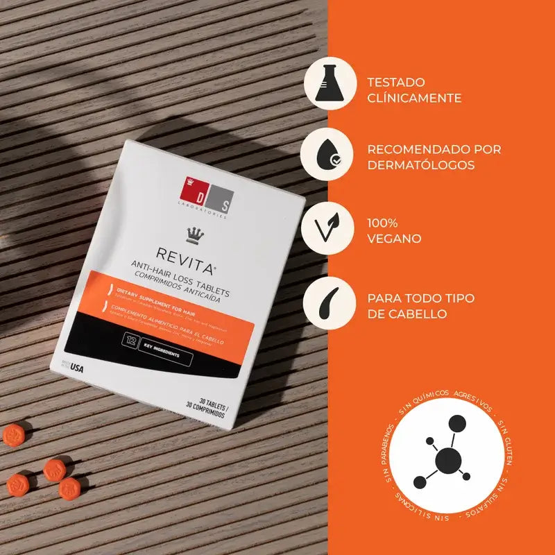 Ds Laboratories Revita Anti-Hair Loss Tablets, 30 pcs