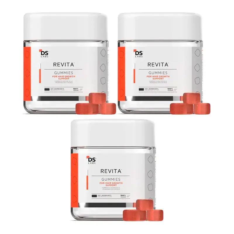 Ds Laboratories Revita Anti-Hair Loss Gummies, Embalagem 3 x 60 unidades