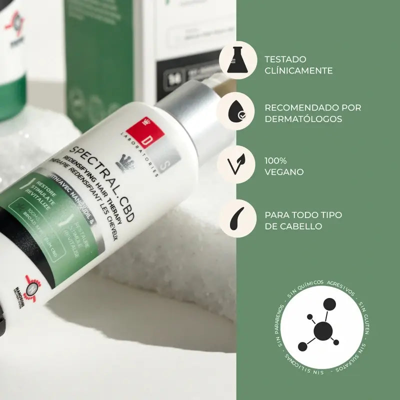 Ds Laboratories Spectral Cbd Loção para a queda de cabelo, 60 ml