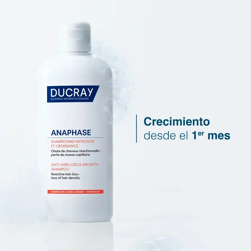 Ducray Anaphase Champô para queda e crescimento do cabelo, 400 ml