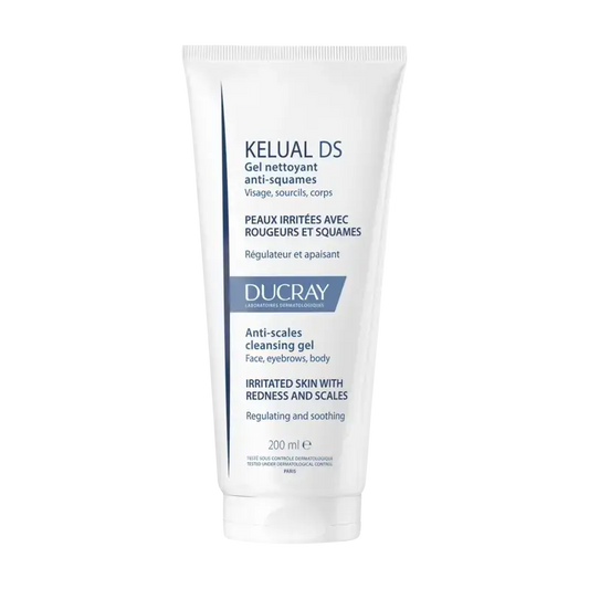 Ducray Kelual Ds Gel de Limpeza Facial, 200 ml