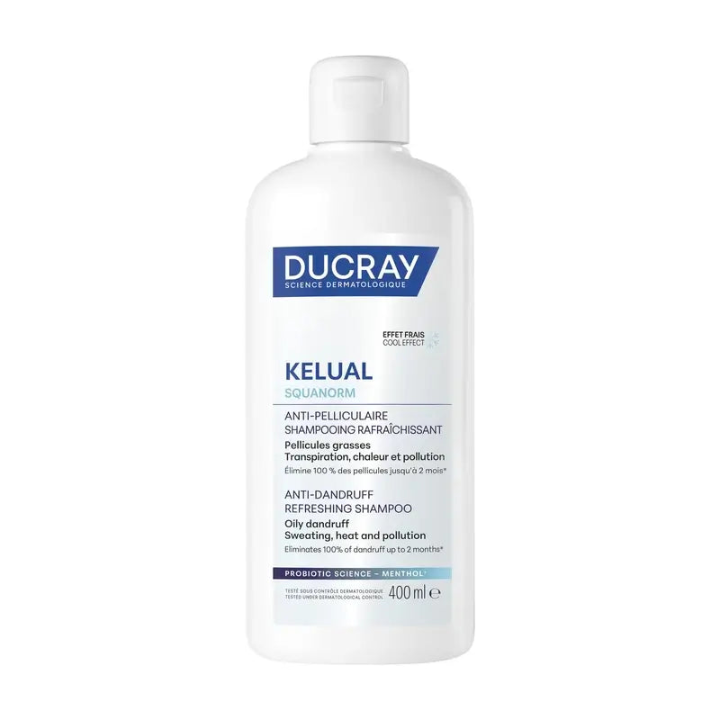 Ducray Kelual Squanorm Champô Refrescante, 400 ml