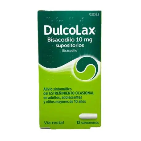 Dulcolax Bisacodyl 10 mg, 12 supositórios
