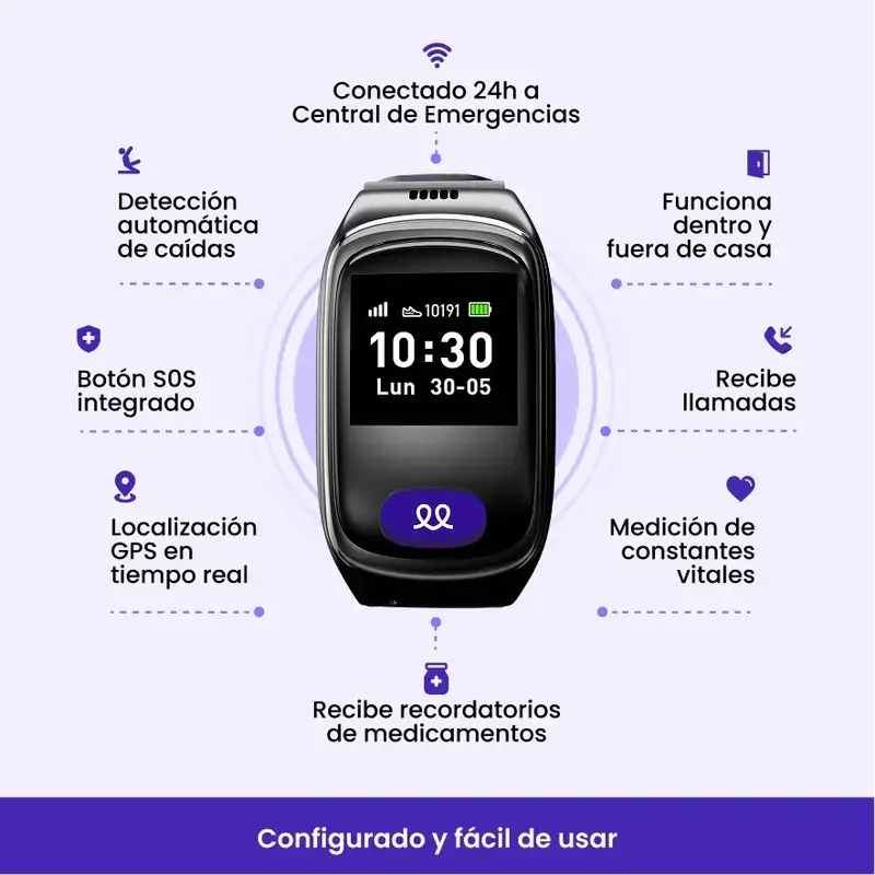 Relógio Durcal Black Elegance