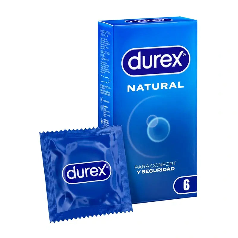 DUREX plus easy sobre conservantes naturais 6 unidades